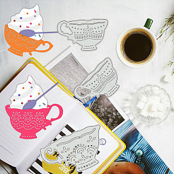 Retro-Cup-Schablonen aus Kohlenstoffstahl&nbsp;DIY-WH0309-1631
