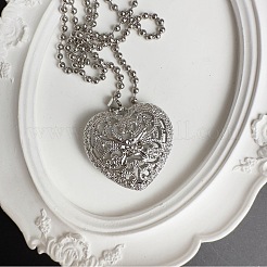 Винтажные подвески в виде полого сердца из сплава для женщин&nbsp;LG2070