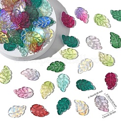 120шт прозрачные стеклянные подвески GLAA-YW0004-71