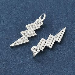 Ottone micro spianare pendenti zirconi&nbsp;LS-ZIRC-G163-09S