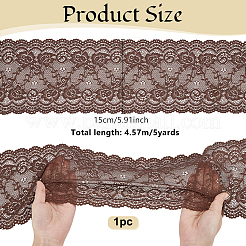 1 rouleau de ruban de dentelle 10 % élasthanne et 90 % nylon&nbsp;OCOR-OC0001-96E