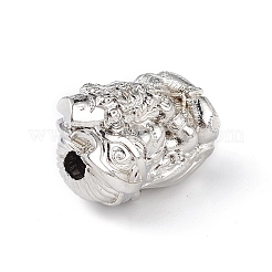 Латунная бусина с покрытием стойки KK-C019-36P