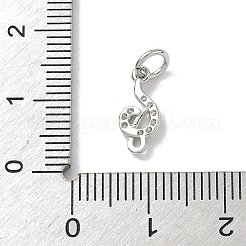 Латунные микропаве прозрачные кубические циркониевые подвески&nbsp;KK-A273-14P