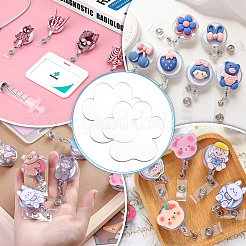 1 комплект прозрачных акриловых пустых значков&nbsp;AJEW-BC0008-07D