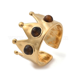 Los anillos de dedo del ojo de tigre naturales&nbsp;STAS-Z112-09G-03