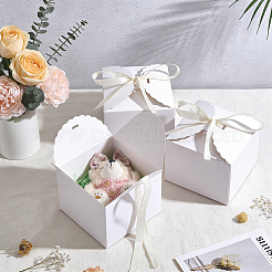 Cajas de regalo de papel plegables cuadradas&nbsp;CON-WH0112-059C