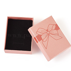 12 шт. подарочные коробки для хранения украшений из бумаги с бантом&nbsp;CBOX-TA0001-14A