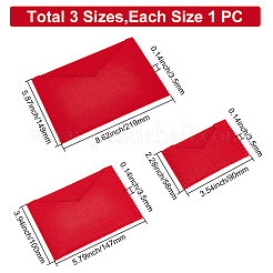 3 шт. 3-х стильный конверт-органайзер для кошелька из шерстяного фетра&nbsp;FIND-WR0006-70C