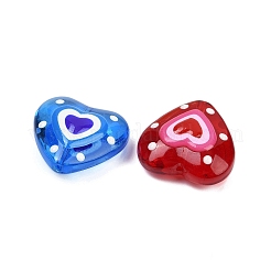 Бусы лэмпворк ручной работы LAMP-R004-06B-01