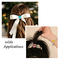 90 шт. 9-х цветные прозрачные эмалевые акриловые бусины TACR-CD0001-06