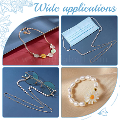 60 шт. 201 бусины из нержавеющей стали STAS-UN0056-02