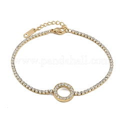 Браслеты-цепочки из нержавеющей стали 304 для женщин BJEW-D364-01B-G