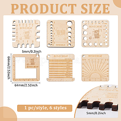 Мерные линейки из деревянного плетеного шнура&nbsp;TOOL-BC0002-46