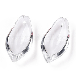 Прозрачные стеклянные бусины-лепестки GLAA-N001-10