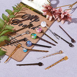 Ensembles de accessoires d'épingles à cheveux en fer&nbsp;PHAR-PH0001-07