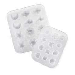 4 Uds. Moldes de silicona para pendientes diy&nbsp;DIY-TADJ0001-16