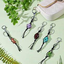 6шт брелок из нейлоновой нити KEYC-WH00006