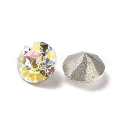 Cabochon in strass di vetro in stile ab chiaro&nbsp;RGLA-J014-B-001LA