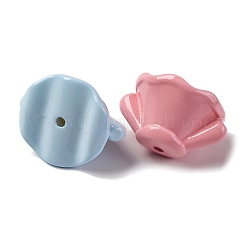 Запекание окрашенных непрозрачных акриловых бусин&nbsp;MACR-F080-21