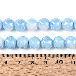 Anlaufschutz-Glasperlenstränge mit galvanischer Beschichtung&nbsp;X-GLAA-N010-10mm-06