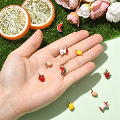 10 шт. 5 стиля подвески из сплава и латуни с эмалью&nbsp;DIY-YW0017-08