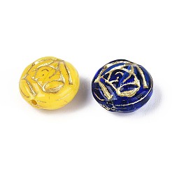 Непрозрачные стеклянные бусы LAMP-T021-43M