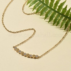 Шестигранные подвески из нержавеющей стали 304&nbsp;NJEW-V001-14G