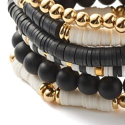 Набор браслетов хейши ручной работы из полимерной глины&nbsp;BJEW-JB07396