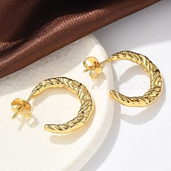 Серьги-гвоздики из нержавеющей стали 304&nbsp;EJEW-L296-055G