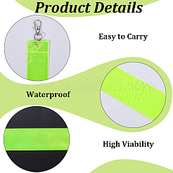 12шт прямоугольные подвесные брелки из ПВХ&nbsp;AJEW-CN0005-24A