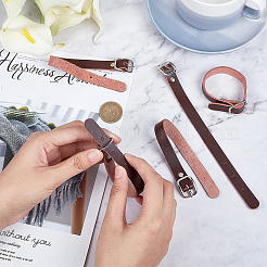 4 шт. ремни для багажных бирок из воловьей кожи&nbsp;AJEW-DJ0001-05B