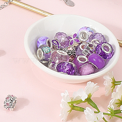 Сплав горный хрусталь/смоляные европейские бусины&nbsp;MPDL-SC0001-11C