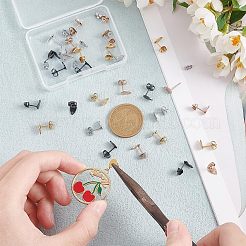 Accesorios para pendientes de acero inoxidable con revestimiento al vacío de PVD&nbsp;STAS-UN0020-07