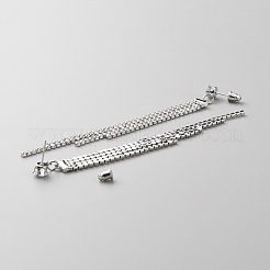 Сплав болтающиеся серьги стержня EJEW-WH0017-12P-B