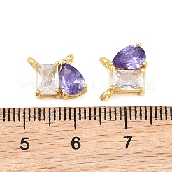 Laiton pavé de zircons cubiques&nbsp;CU-CBA6A75-03G-01