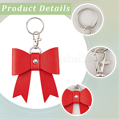 Брелки из искусственной кожи&nbsp;LS-KEYC-WH20816-001P-B