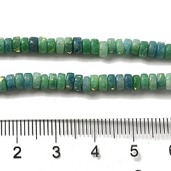 天然ドロマイトビーズ連売り  合成オパールと  染め  ディスク  ヒシビーズ  グリーン  4x2mm  穴：0.6mm  約184個/連  15.94''（40.5センチメートル）&nbsp;G-K350-B01-01C