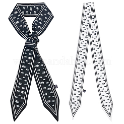 2 шт. двухцветный защитный полиэстеровый шарф для женщин&nbsp;DIY-CY0002-05