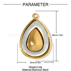 Подвески из нержавеющей стали 304&nbsp;STAS-OY008-33GP