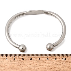 Браслеты-манжеты из нержавеющей стали 304&nbsp;BJEW-D408-31P