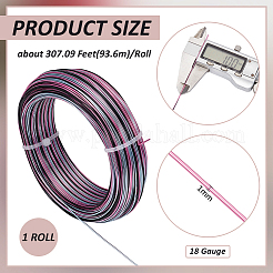 1 рулон градиентной цветной алюминиевой проволоки&nbsp;AW-BC0003-38C