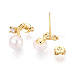 Серьги-гвоздики из циркония&nbsp;PEAR-N020-WX11