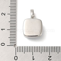 Стойка из латуни с подвесками из синтетического опала&nbsp;KK-S370-07P