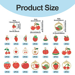 42шт 21 стиля подвески из сплава с эмалью&nbsp;ENAM-TA0009-05