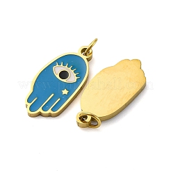 Подвески из нержавеющей стали 304 с эмалью&nbsp;STAS-E550-60G