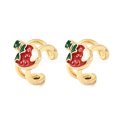 Boucles d'oreilles en laiton&nbsp;EJEW-C186-02B-G