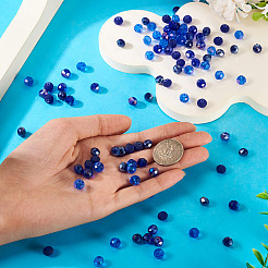 200шт 4 цвета стеклянные бусины&nbsp;EGLA-TA0013-42C