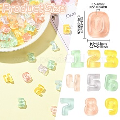 Прозрачные мини-кабошоны из смолы&nbsp;RESI-CJC0023-20