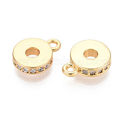 Латунные поручни из прозрачного кубического циркония с микропаве X-KK-S354-167-NF