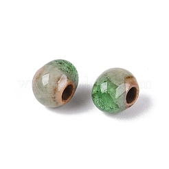 Cuentas de porcelana hechas a mano crepitar&nbsp;PORC-Q008-06A-10